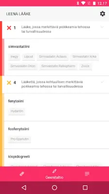 Lääkkeeni android App screenshot 1